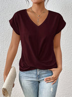 Arantxa - Cómoda camiseta con cuello en V