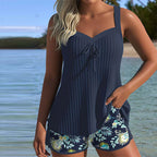 Sofía - Tankini a rayas con bañador de dos piezas