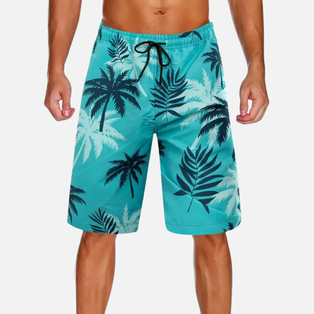 Carlos - Bañadores con estampado de palmeras exclusivo