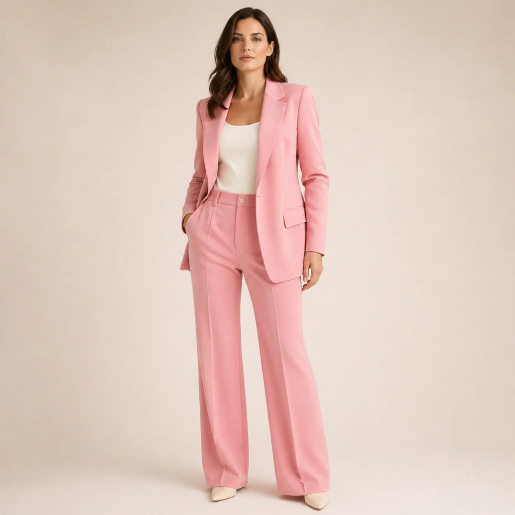 Bella - Elegante conjunto de traje con pantalones acampanados