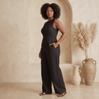 Camila - Mono Elegante de Pierna Ancha