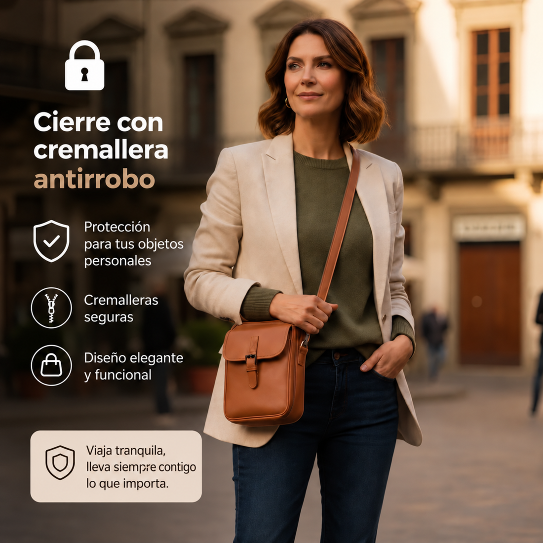 Alice - Bolso bandolera de gran capacidad