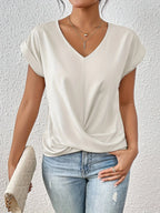 Arantxa - Cómoda camiseta con cuello en V