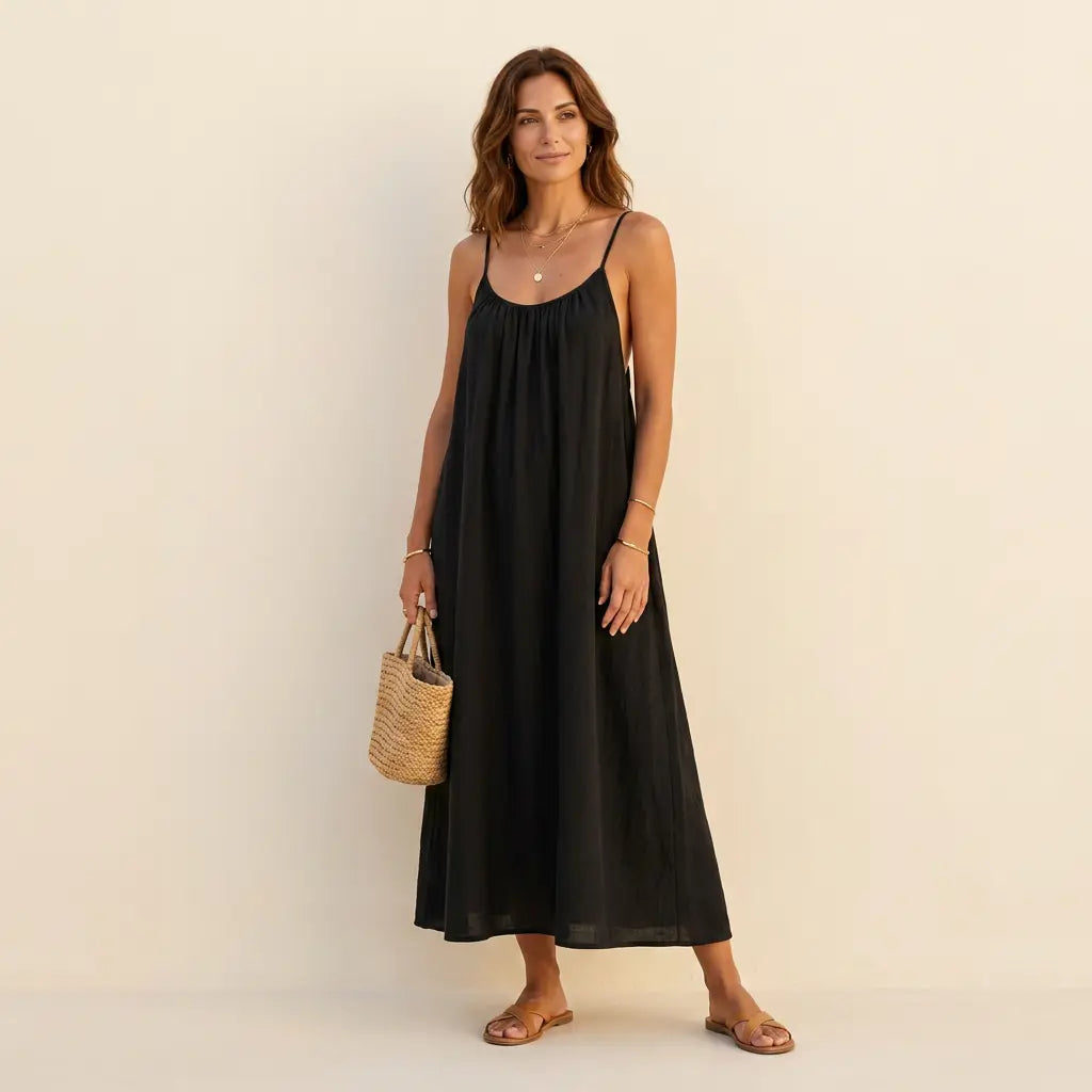 Estefania - Vestido ligero Con Espalda Abierta