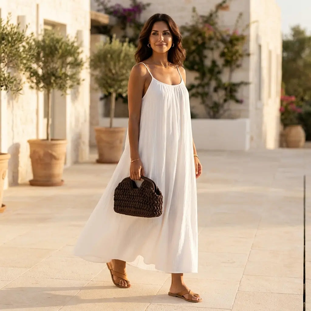 Estefania - Vestido ligero Con Espalda Abierta