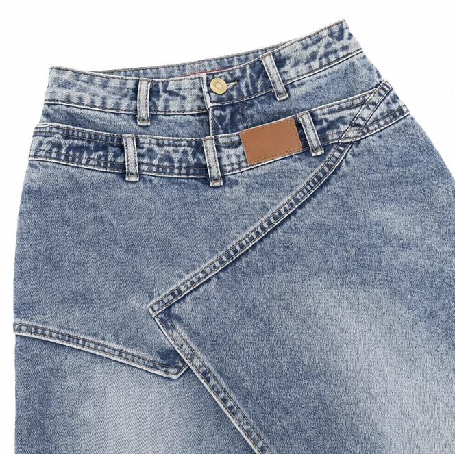 Amelia - Falda larga Denim