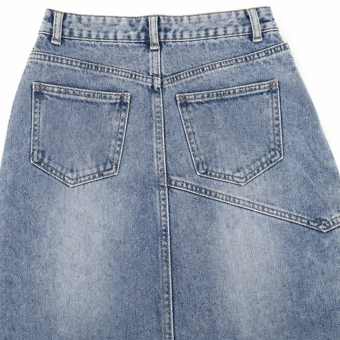 Amelia - Falda larga Denim